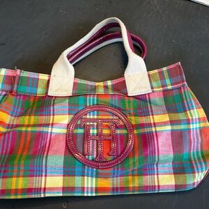 Tommy Hilfiger Plaid Multicolor Tote Bag